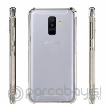 Ally Samsung Galaxy A6 Plus Darbe Emici Şeffaf Silikon Kılıf
