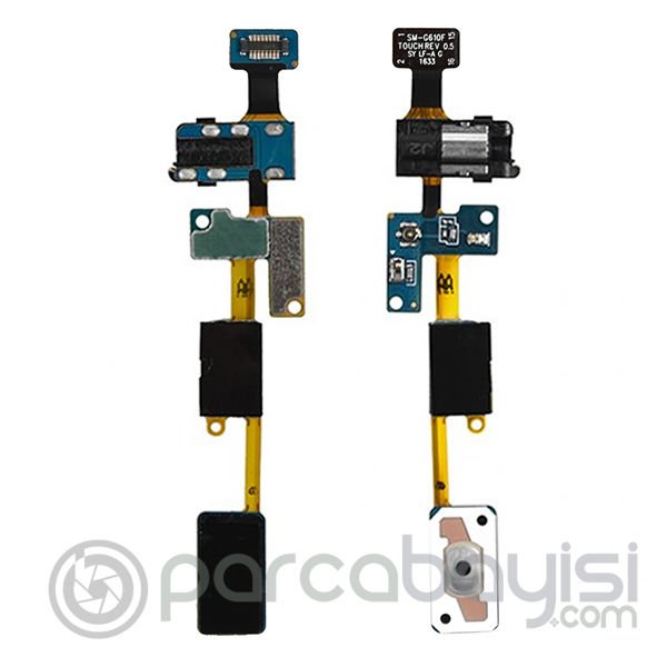 SM  Galaxy J7 Prime G610 İçin Tuş Bord Kulaklık Soket Filmi