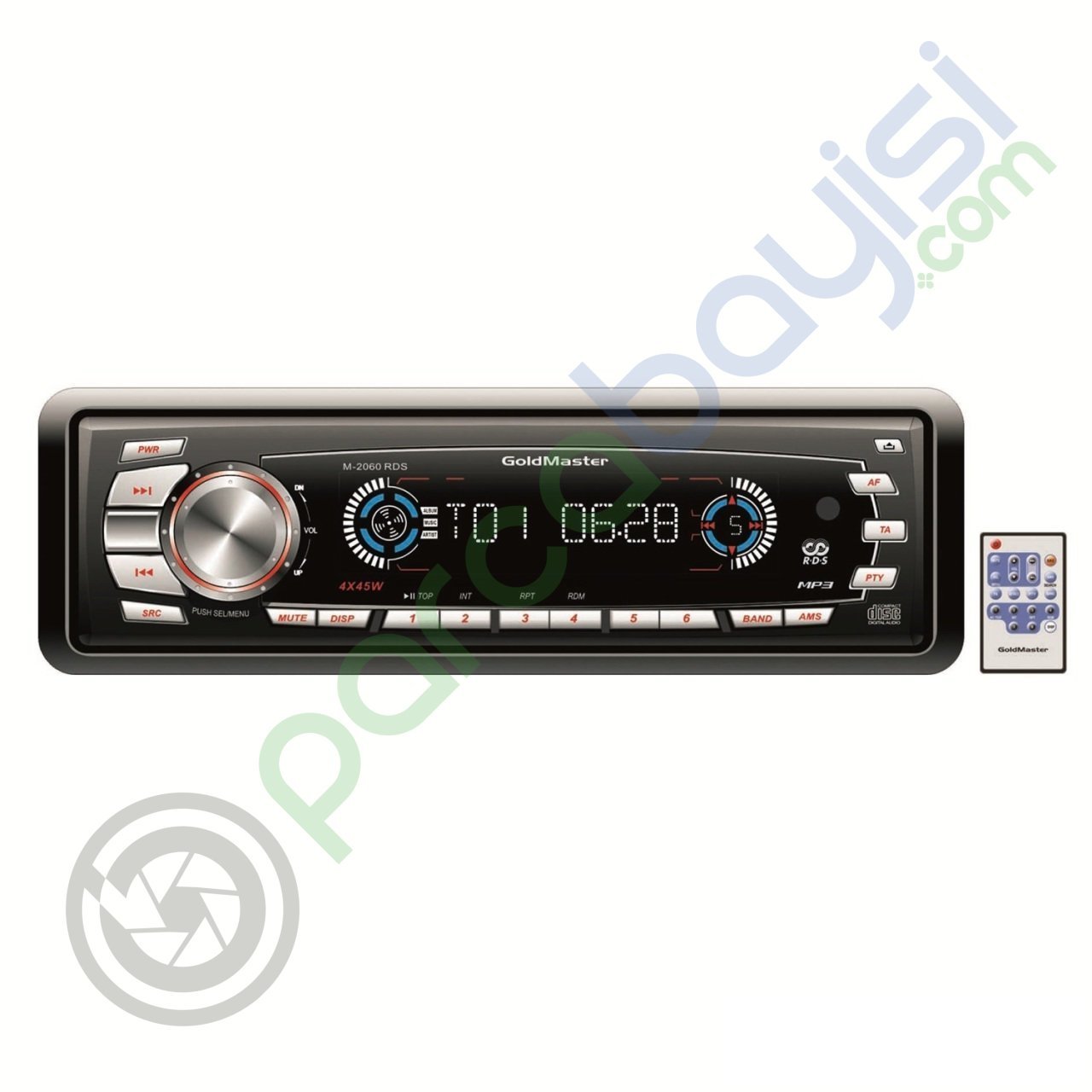 Goldmaster Oto Radyo Cd Mp3 Çalar Çıkarılabilir Ön Panel