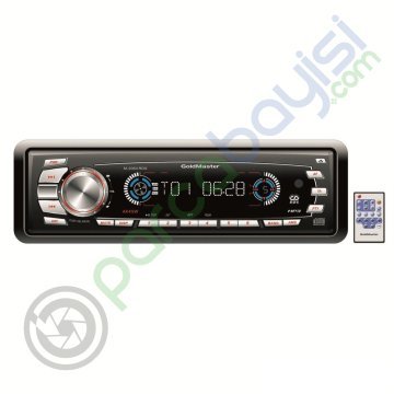 Goldmaster Oto Radyo Cd Mp3 Çalar Çıkarılabilir Ön Panel