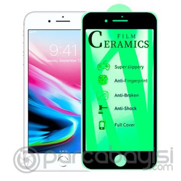 iPhone SE3-SE2 İPhone 8-7 9D Full Glue Ceramics Film Ekran Koruyucu