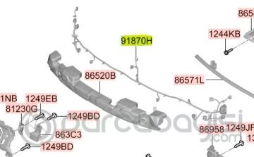 Kia Niro Ön Tesisat Kablosu Orijinal | 91890AO090
