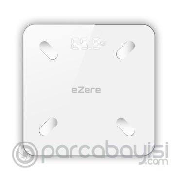 EZERE Body Composition Scale Yağ Ölçer Fonksiyonlu Akıllı Bluetooth Tartı Baskül