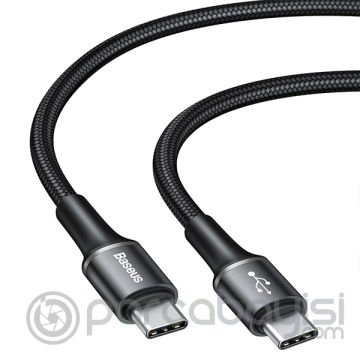 Baseus halo data cable hızlı Şarj Usb Type-C PD2.0 60W (20V 3A) 2metre
