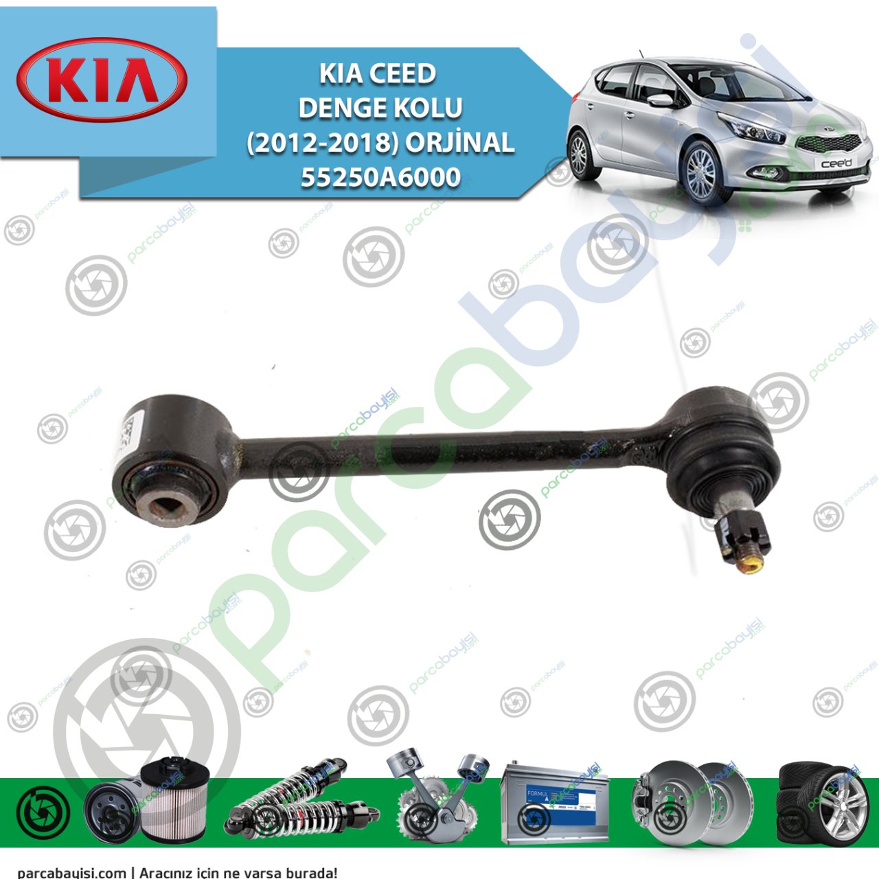 Kia Ceed Arka Yan Denge Kolu (2012-2018) Orjinal | 55250A6000