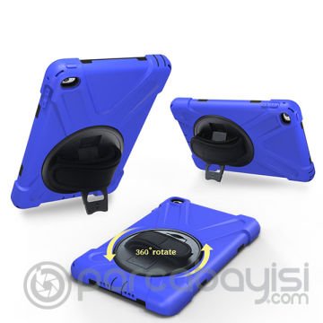 İpad Mini 4- 5 Shockproof 3 Katmanlı Standlı Zırh Kılıf