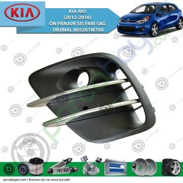 Kia Rio (2012-2016) Ön Panjur Sis Farı Sağ Orijinal | 865261W700