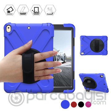 İpad Pro 10.5, 3 Katmanlı Standlı Zırh Kılıf-Shockproof Case