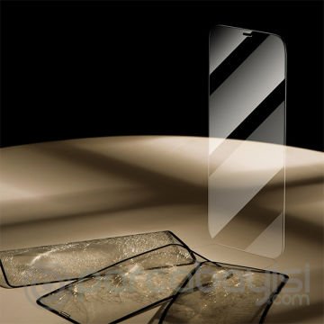 ALLY iPhone 12-İPhone 12 Pro 6.1 Tempered Cam Ekran Koruyucu