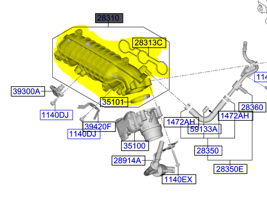 Kia Stonic Emme Monifold Orjinal | 2831007600