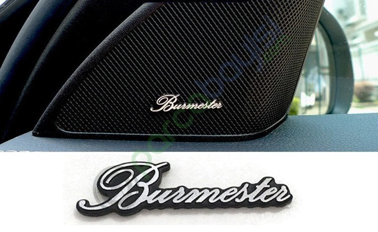 Burmester 3D Metal Hoparlör Amblemi Logo Sticker 2 Adet
