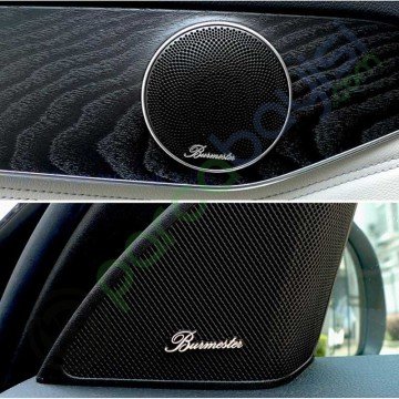 Burmester 3D Metal Hoparlör Amblemi Logo Sticker 2 Adet