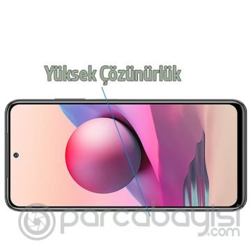 Xiaomi Redmi Note 10S Full Glue Full Kaplama Tempered Cam Ekran Koruyucu