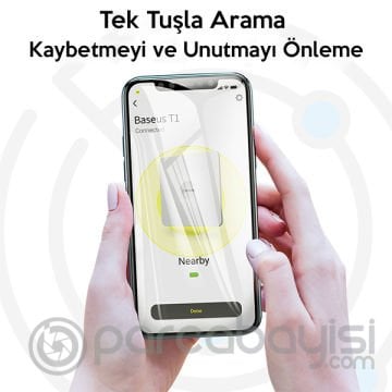 Baseus Intelligent T1 cardtype GPS Akıllı Takip Cihaz Bulucu