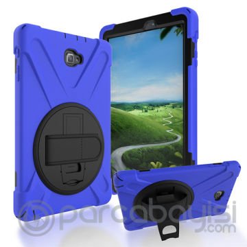 Ally Galaxy Tab 10.1 (2016) P580,P585,Shockproof 3 Katmanlı Standlı Zırh Kılıf