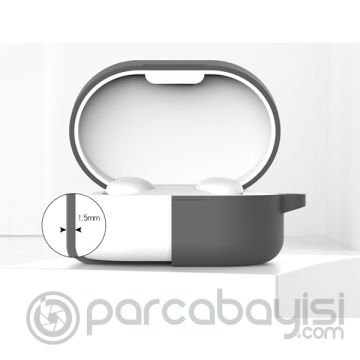 Ally Xiaomi Redmi Airdots Silikon Kılıf+Anahtarlık