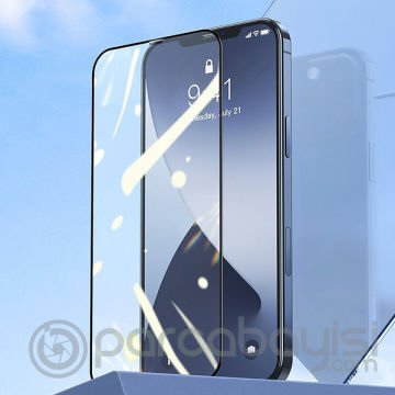 Baseus 0.25MM İPhone 12 Mini 5.4 3D Full Kırılmaz Cam Ekran Koruyucu 2adet