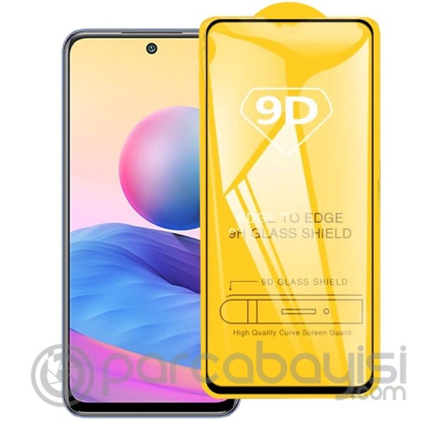 Xiaomi Redmi Note 10  9D Full Glue Full Kaplama Tempered Cam Ekran Koruyucu