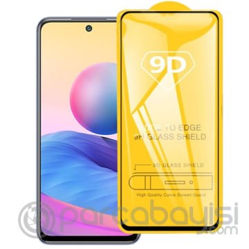Xiaomi Redmi Note 10  9D Full Glue Full Kaplama Tempered Cam Ekran Koruyucu