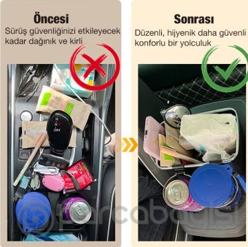 Ally Araç Araba Kol Dayama Bölmesi Konsol Çok Amaçlı Organizatör