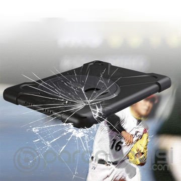 İpad 9.7 2018-2017 Air 2 Shockproof 3 Katmanlı Standlı Zırh Kılıf