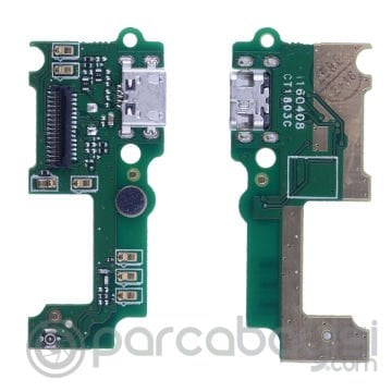 Huawei P9lite 2017 Mini Y6 Pro Şarj Soket Mikrofon Bordu