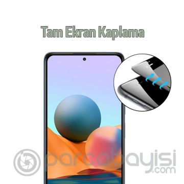 Xiaomi Redmi Note 10 Pro Full Glue Full Kaplama Tempered Cam Ekran Koruyucu