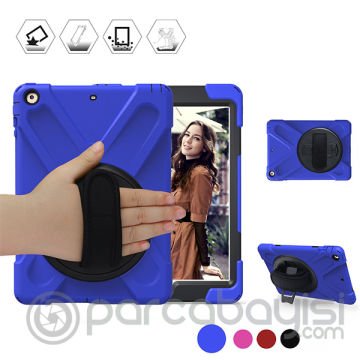İpad 5 Air 3 Katmanlı Koruma Standlı Zırh Kılıf