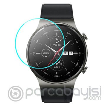 Huawei Watch GT 2 Pro Tempered Cam Kırılmaz Koruyucu