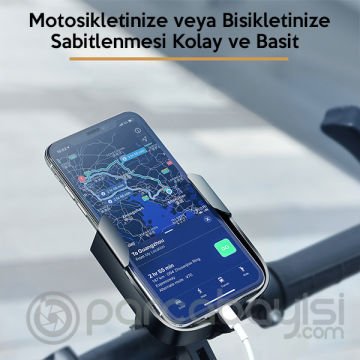 Baseus Armor Motorcycle holder-Motosiklet-Bisiklet Telefon Tutucu
