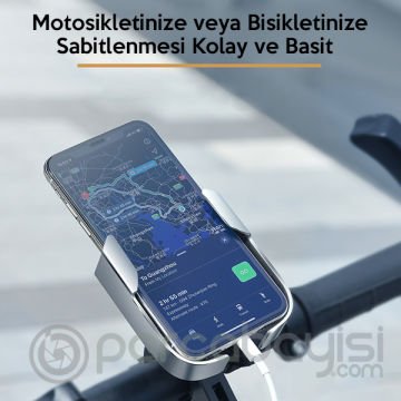 Baseus Armor Motorcycle holder-Motosiklet-Bisiklet Telefon Tutucu