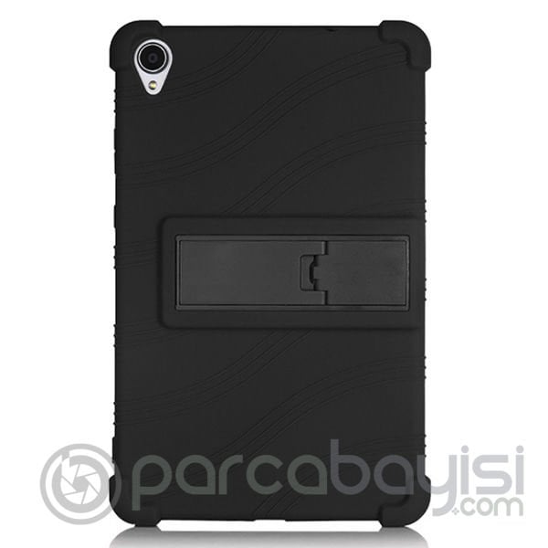 Lenovo Tab M8 TB-8505F Standlı Silikon Kılıf
