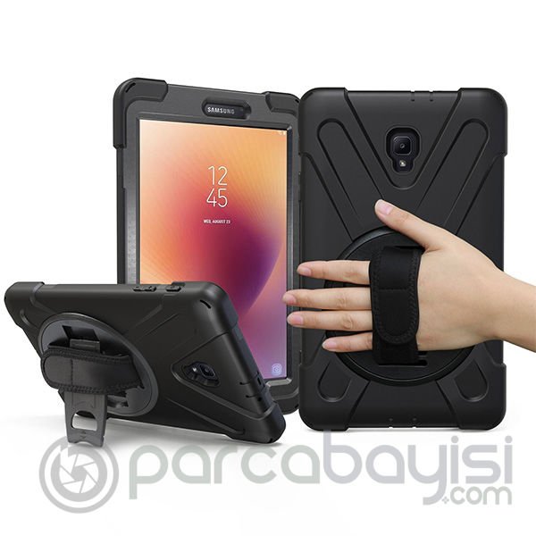 Ally Samsung Galaxy Tab A 8.0 (2017) T380, T385, 3 Katmanlı Standlı Zırh Kılıf