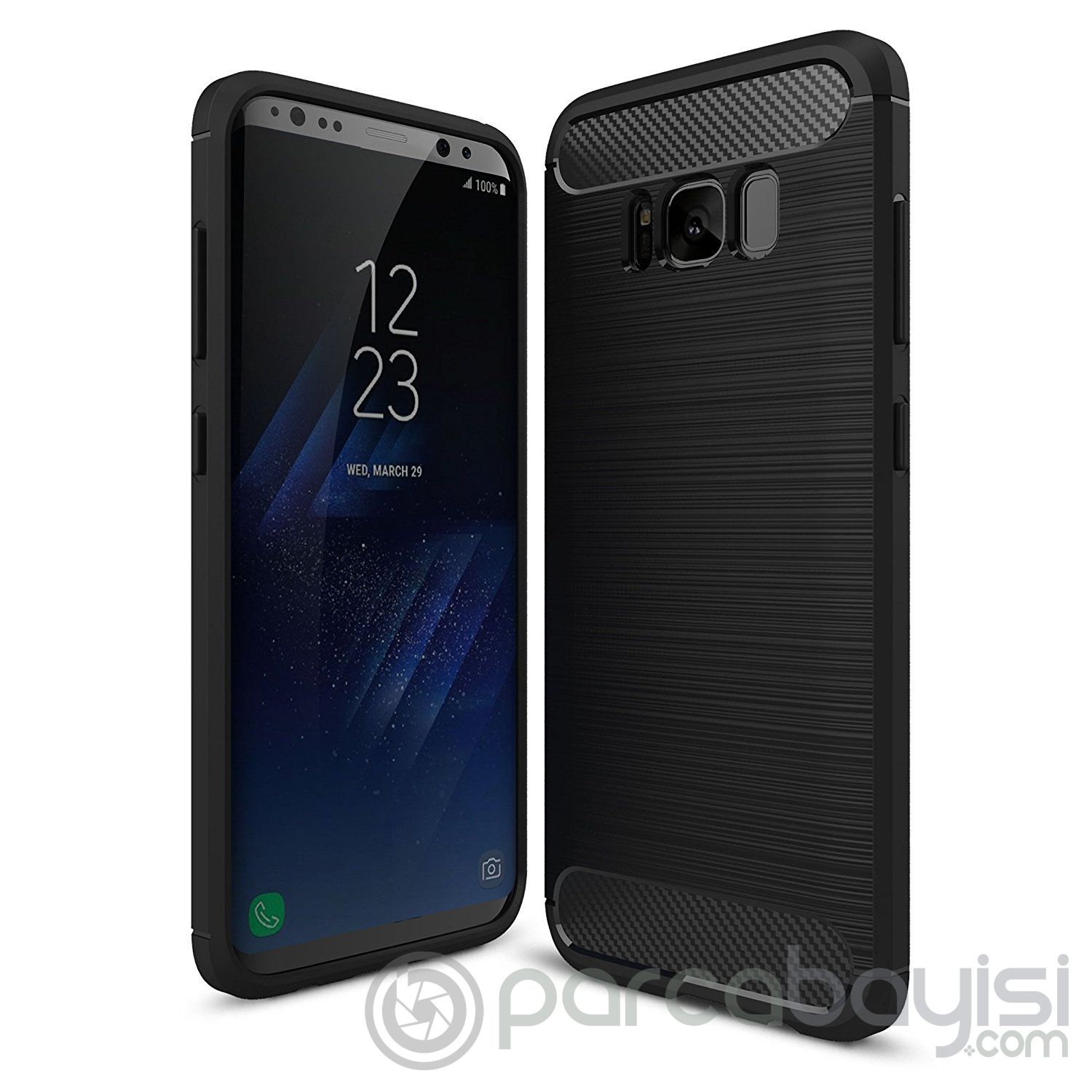 Ally Samasung Galaxy S8 Dark Ultra Koruma Silikon Kılıf