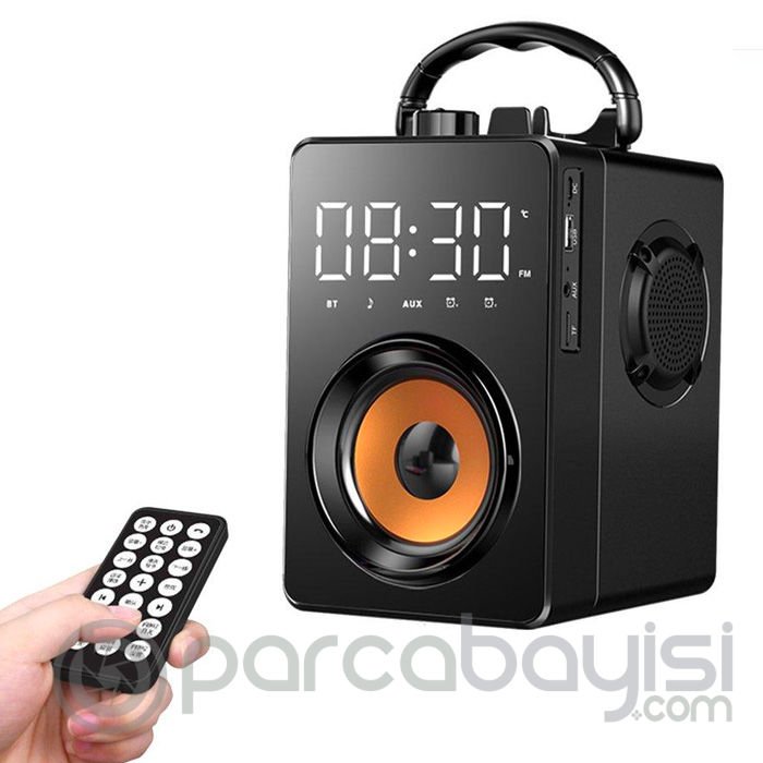 ALLY MC H3 Pro Dijital Saatli Super Bass Bluetooth Hoparlör Subwoofer