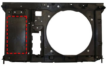 PANEL ÖN PLASTİK CITROEN BERLINGO 2008-2015 | 7104HG | 7104HG