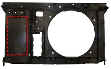 PANEL ÖN PLASTİK CITROEN BERLINGO 2008-2015 | 7104HG | 7104HG
