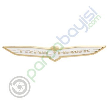Trail Hawk 3D Metal Amblem Logo Sticker Gold