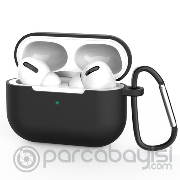 Ally Apple Airpods Pro İnce Slim Silikon Kılıf+Anahtarlık