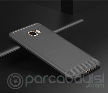 Ally Samsung Galaxy C5 Pro İçin Dark Ultra Koruma Silikon Kılıf