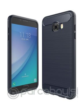 Ally Samsung Galaxy C5 Pro İçin Dark Ultra Koruma Silikon Kılıf