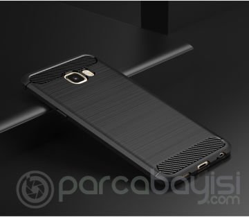 Ally Samsung Galaxy C5 Pro İçin Dark Ultra Koruma Silikon Kılıf