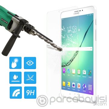 Ally Sm Galaxy Tab S2 8.0 T710 T715 İçin Tempered Kırılmaz Cam Ekran Koruyucu
