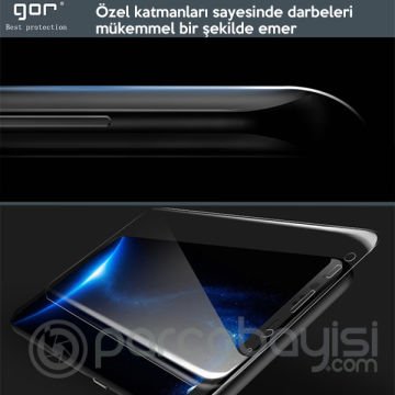 Gor iPhone SE3-SE2 İPhone 8-7 Full Darbe Emici Ekran Koruyucu 2 Adet Set