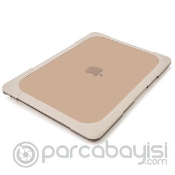 Macbook Retine 12,A1534,A1931 Şeffaf Standlı Koruyucu Kılıf