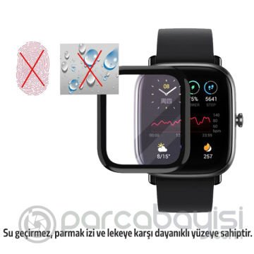Huami Amazfit GTS 2 Mini 3D Kavisli PMMA Cam Ekran Koruyucu