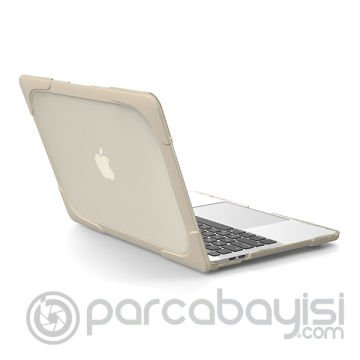 Macbook Pro 13 Kılıf A1706-A1708-A1989-A2159 Şeffaf Standlı Koruyucu Kılıf
