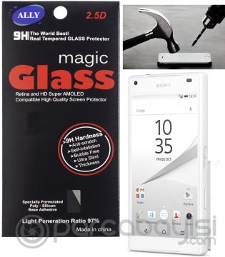 Sony Xperia Z5 Mini Compact Tempered Kırılmaz Cam Ekran Koruyucu