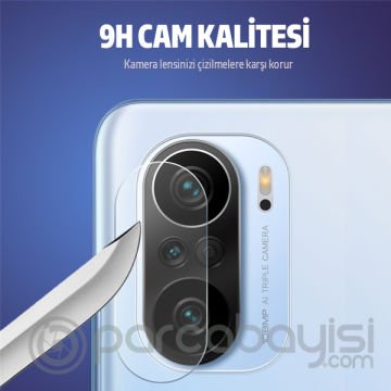Xiaomi Poco F3 -Redmi K40-K40 Pro Tempered Cam Kamera  Koruyucu