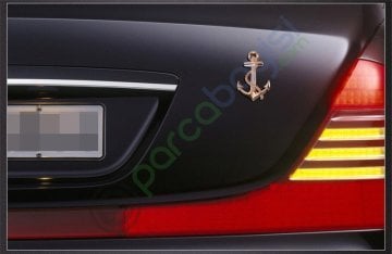 Çapa 3D Metal Amblem Logo Orjinal Kalite Gold